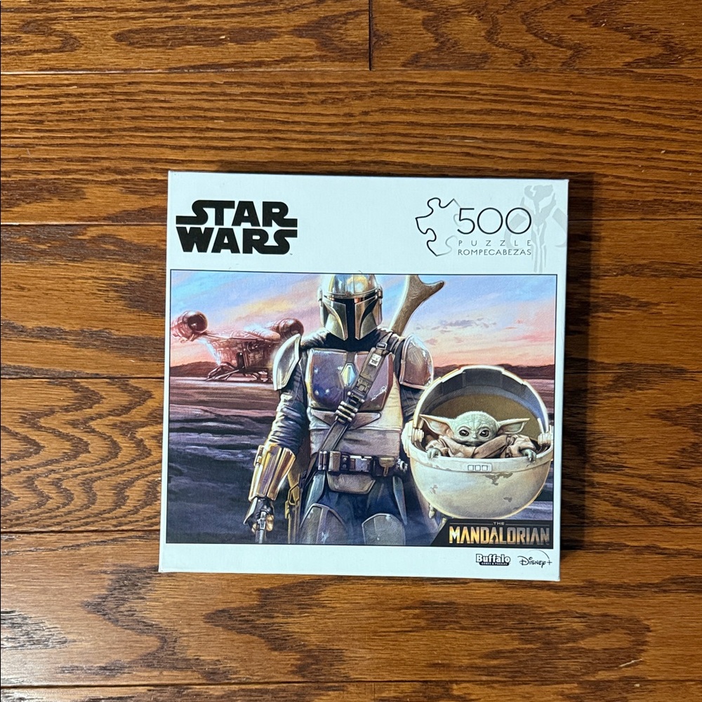 Disney Star Wars Mandalorian Puzzle - Blue and Gray